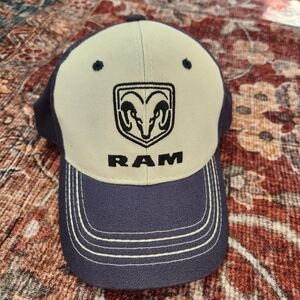 RAM Logo Cap - Navy and Cream